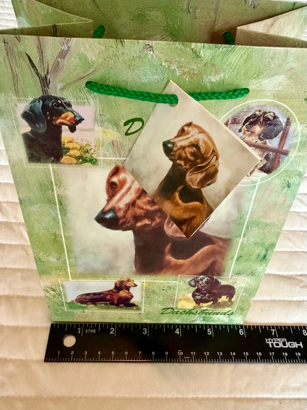 Dachshund Set of 5 Gift Bags - 2 Medium & 3 Small Best Friends by Ruth Maystead